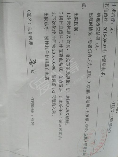 慢性粒单核细胞白血病