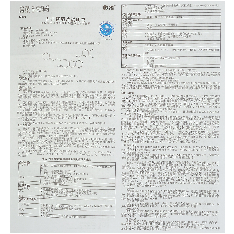 吉药控股艾滋药最新消息_肺癌打靶药吉非替尼多少钱_曲美替尼 肺癌