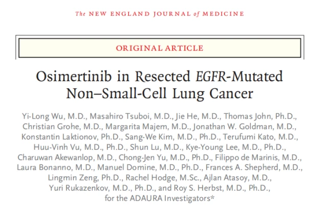 

EGFR突变阳性的晚期非小细胞肺癌患者的预后与治疗